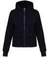 NS409 Native Spirit Ladies Full Zip Hooded Sweatshirt Black colour image